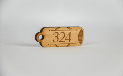 Porte-clés en bois personnalisés