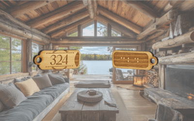 Porte-clés bois sur mesure pour Airbnb
