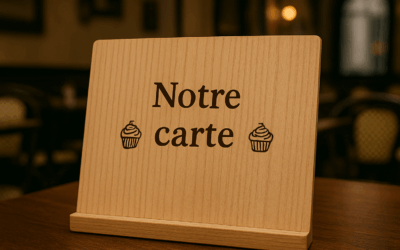 Chevalet de table en bois de hêtre sur mesure