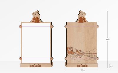 Chevalets en bois Oréade