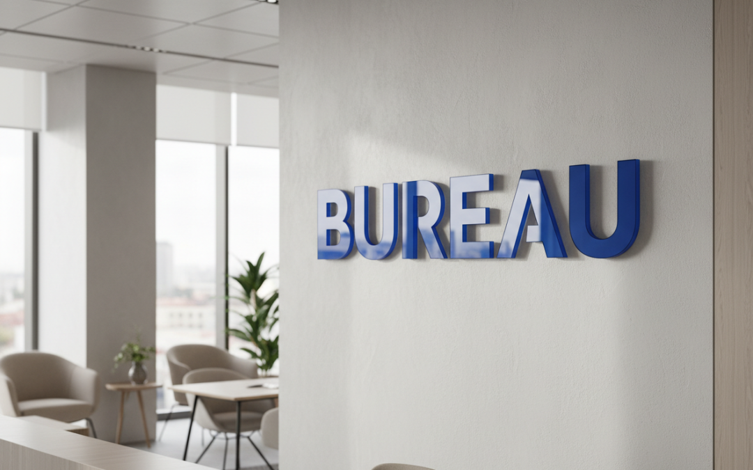 Lettre en plexiglas sur mesure