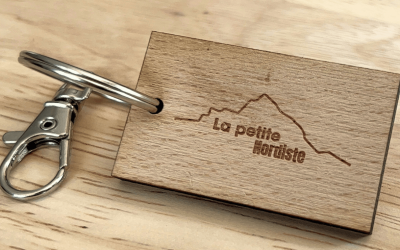 Porte-clés en bois gravés ou imprimés